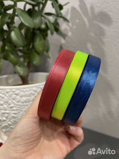 Лента атласная (набор 3 шт)