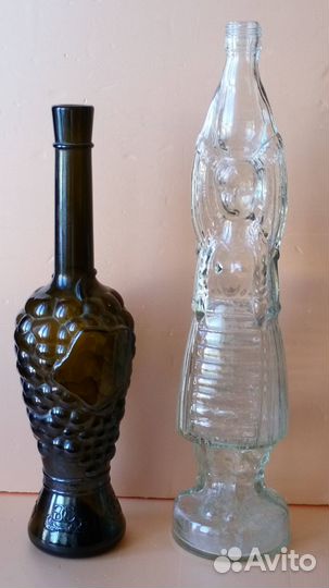 Бутылка стеклянная штоф