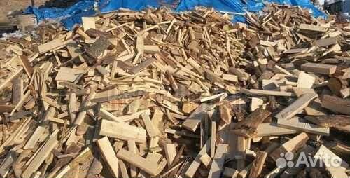 Дрова сухие срезка горбыль пиленые поддоны
