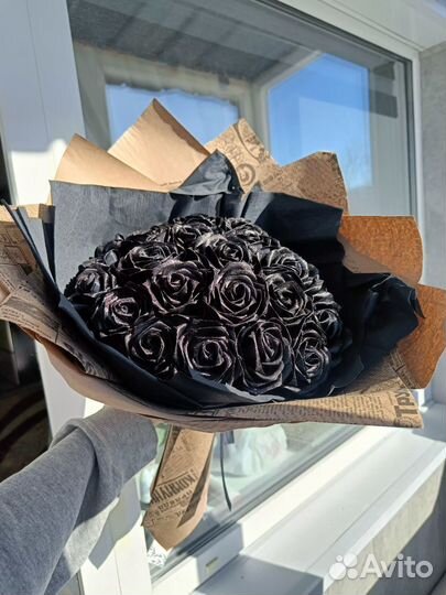 Букет из атласных лент