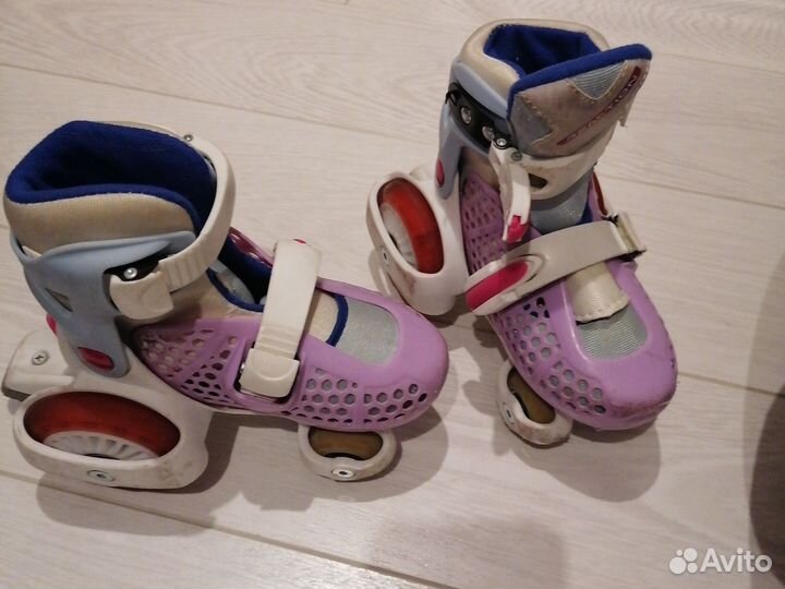 Ролики детские раздвижные 25-28 размер