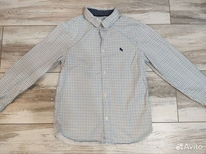 Школьные рубашки benetton, h&m, massimo dutti 7-9