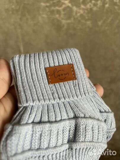 Шапка loomknits Elf и пинетки для новорожденного