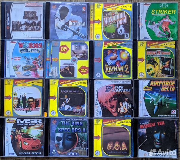 Игры для Ps1, Dreamcast