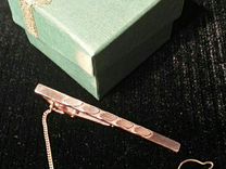 Зажим для галстука (позолоченное серебро)