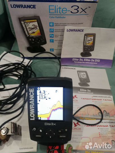Эхолот lowrance elite 3x