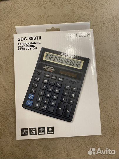 Калькулятор citizen SDC-888TII