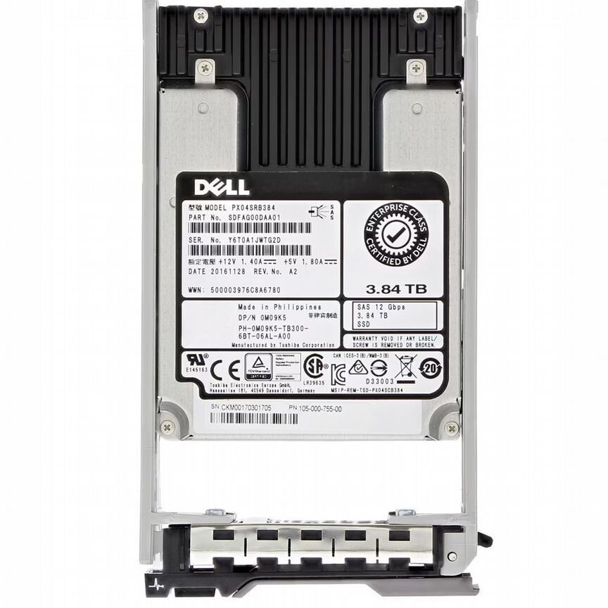 [M09K5] Жесткий Диск Dell 3.84tb Sas 2,5" Ssd M09k5