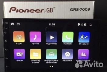 Магнитола 2din pioneer android