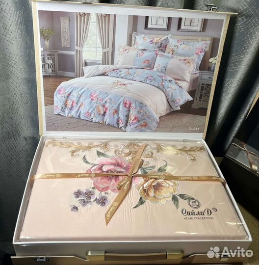 Сайлид семейный комплект постельного белья