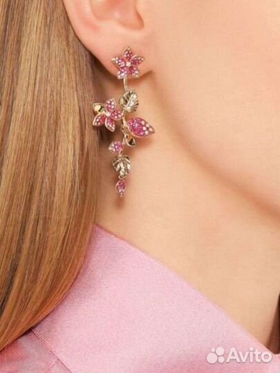 Swarovski Tropical Flower серьги