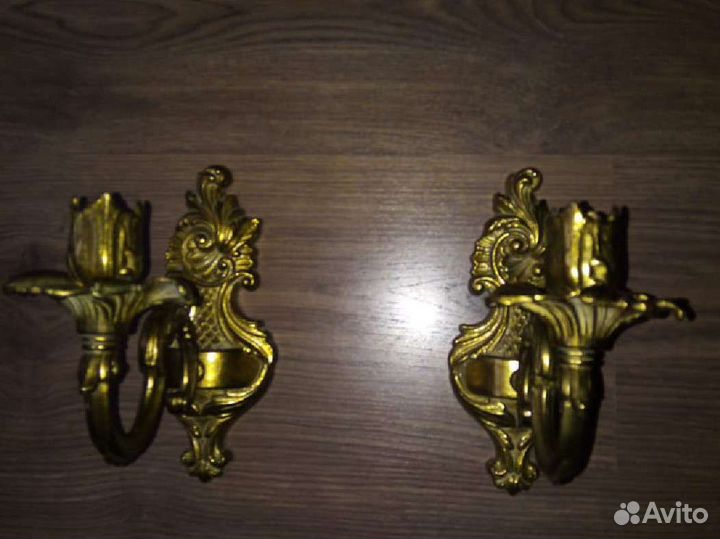 Подсвечник бронза