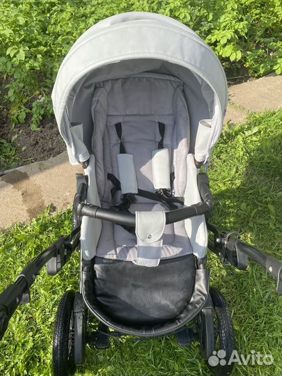 Коляска 2 в 1 эко кожа Cocoline