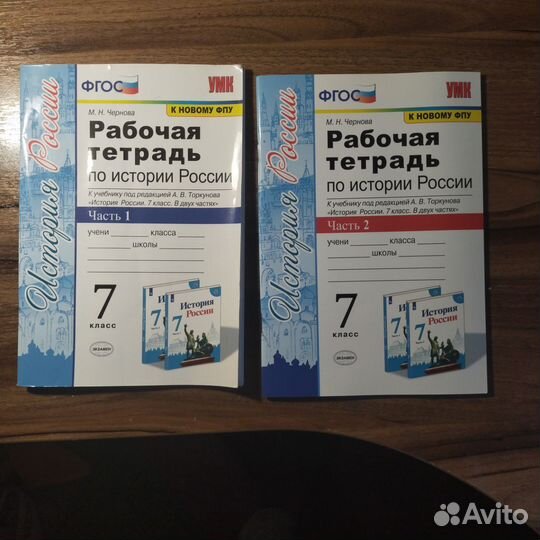 Рабочая тетрадь по истории 7 класс