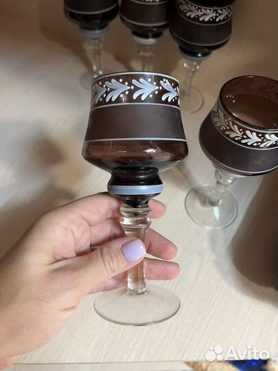 Фужеры-бокалы 5 штук