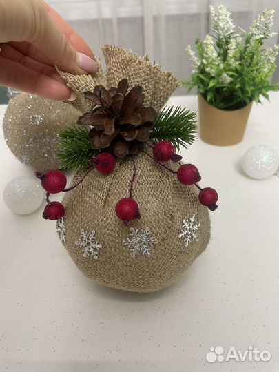 Новогодние украшения ручной работы