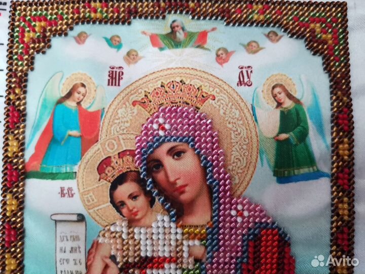 Вышивка бисером иконы