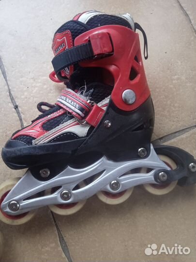 Роликовые коньки детские раздвижные