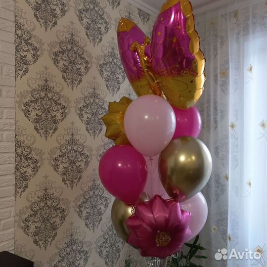 Гелиевые воздушные шары для девочек