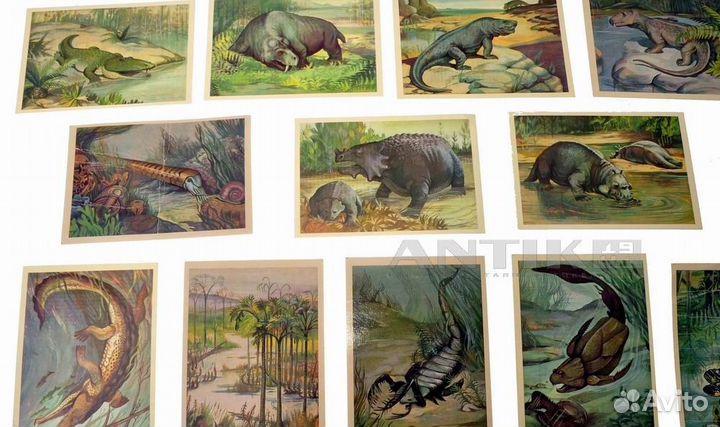 12 открыток из известной серии открыток 