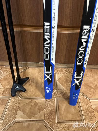 Лыжи и палки nordway 180 см