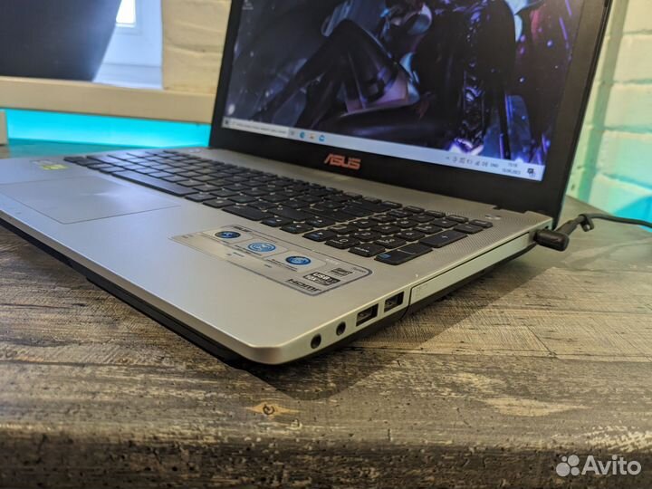 Игровой ноутбук Asus i7/ssd 512/8gb/nvidia 740m