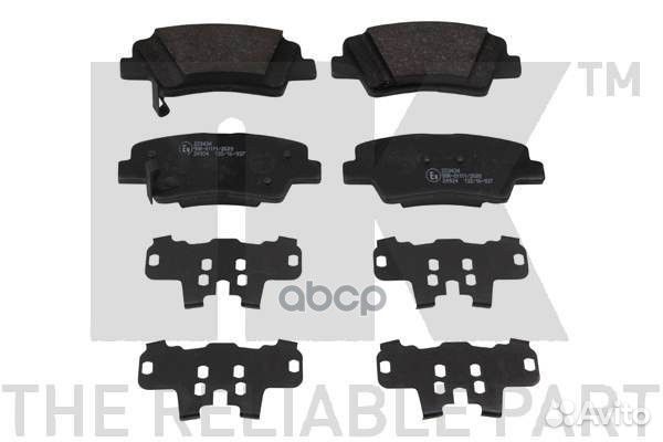 Колодки тормозные дисковые 223434 Nk