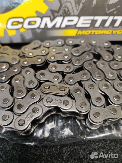 Цепь приводная SFR 428H (132L, ) питбайк