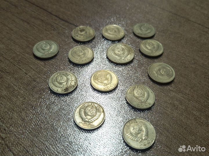 Монеты СССР редкие почтивсе годы
