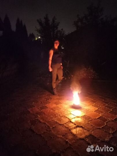 Фаер шоу, танец с огнем