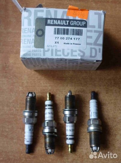 Свечи зажигания на renault