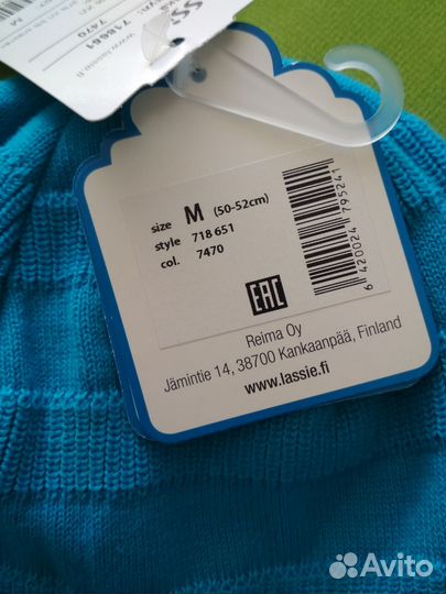 Новая демисезонная шапка Lassie 50-52