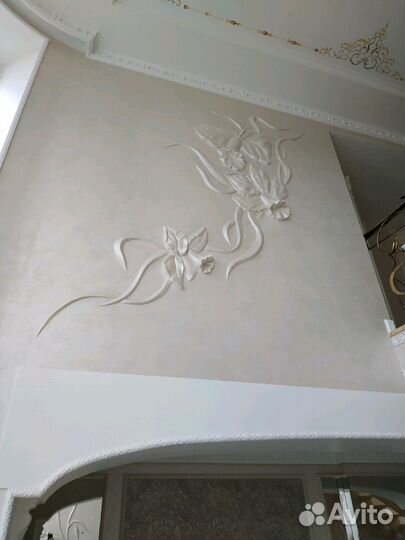 Картины, ручная роспись и барельеф в интерьер