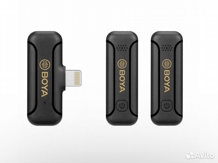 Петличные микрофоны Boya 2 штуки