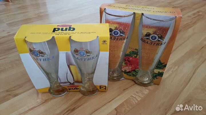 Бокалы и кружки для пива