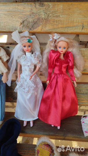 Кукла Барби barbie 90 х и Кен, плюс одежда