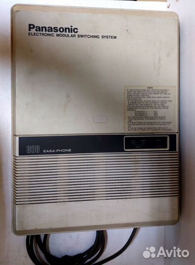 Мини атс panasonic 308 + 2 системных телефона