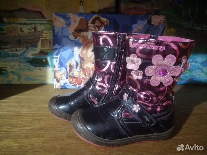 Обувь натур.кожа для девочки 25р