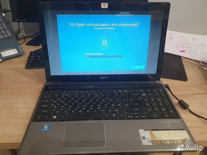 Ноутбук Acer apsire 5820 tg бу