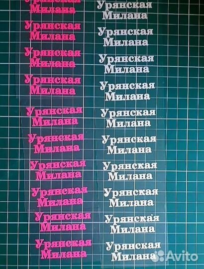 Наклейки на одежду