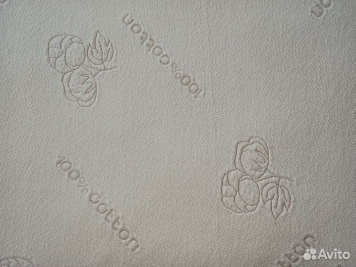 Наматрасник хлопковый с бортом