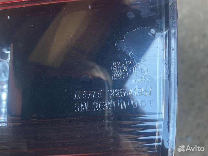 Mazda 6 gj внутрение фонари в крышку багажника