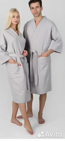 Халат вафельный для мужчин и женщин
