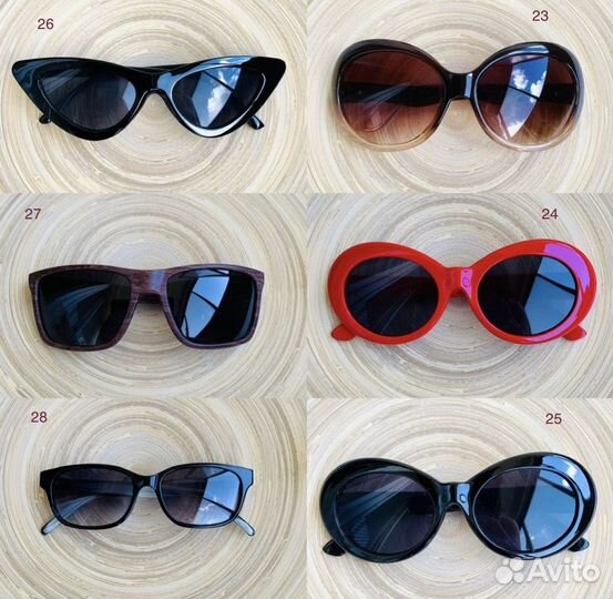 Очки солнцезащитные (дизайнерские, унисекс)