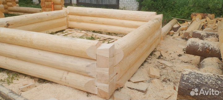 Срубы ручной рубки