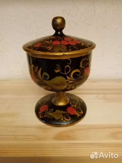 Конфетница деревянная СССР