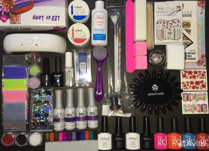 04 Набор для наращивания ногтей гель лак