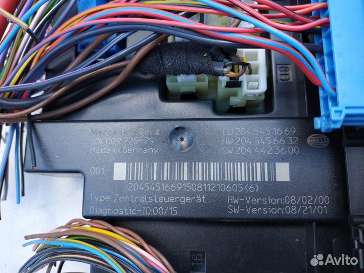 Блок SAM зад w204 Mercedes