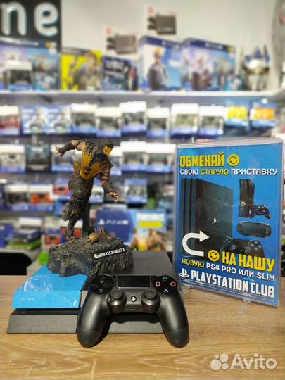 Sony PS4 - Playstation 4 - Синий Глянец