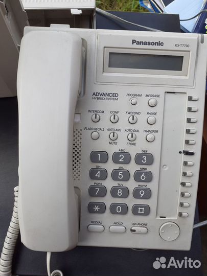 Мини-атс Panasonic, аналоговая с телефонами